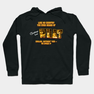 Greetings from What | Pulp Fiction Postcard | Jules Winnfield Hoodie